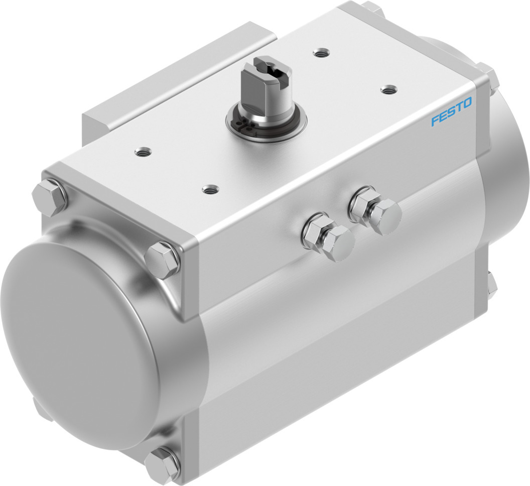 Festo DFPD Series 8 bar Single Action Pneumatic Rotary Actuator, 90° Rotary Angle, 40mm Bore