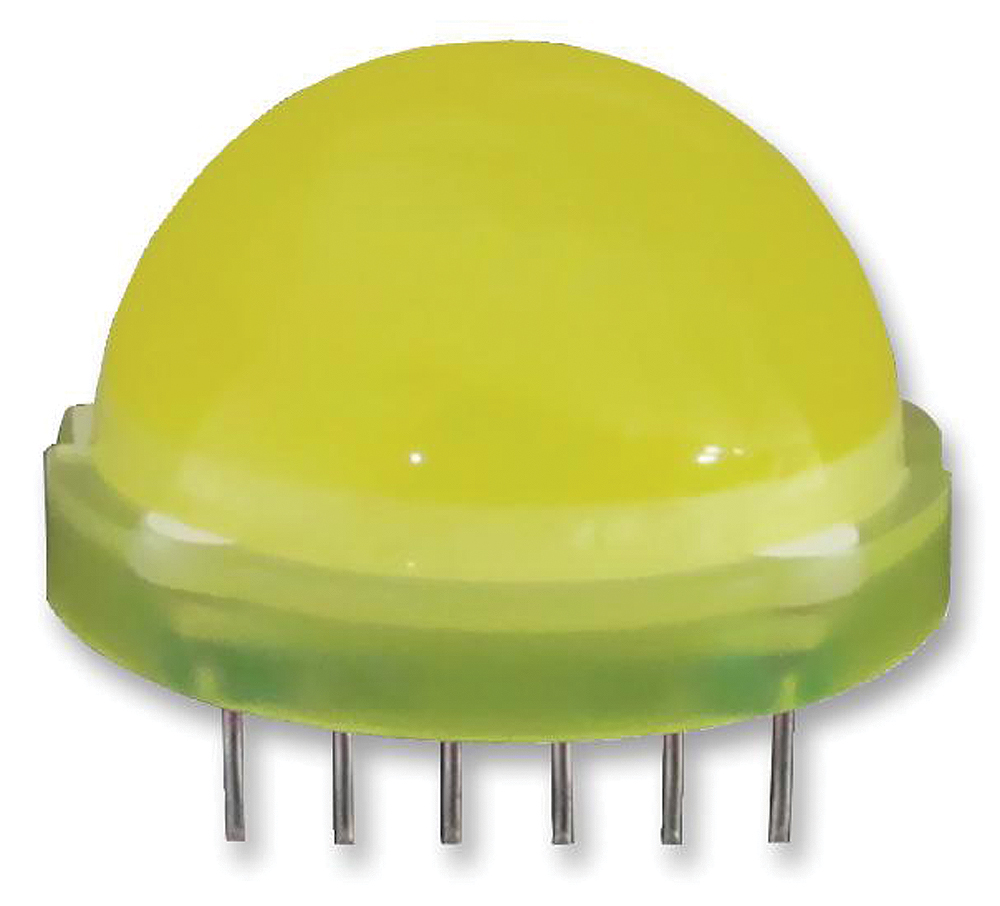 Kingbright6 → 8 V Yellow LED 20 mm Through Hole, BIG LAMP DLC/6YD