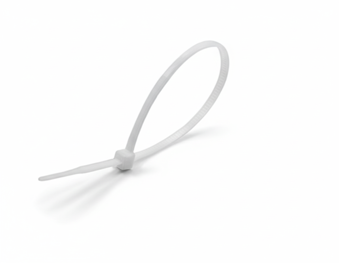 E-Pro White Releasable Cable Tie 200mm x 3.5mm