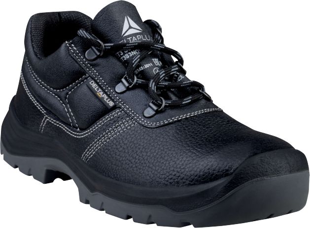 Delta Plus JET3 S3 SRC Unisex Black Stainless Steel Toe Capped Work Shoes, UK 3, EU 36