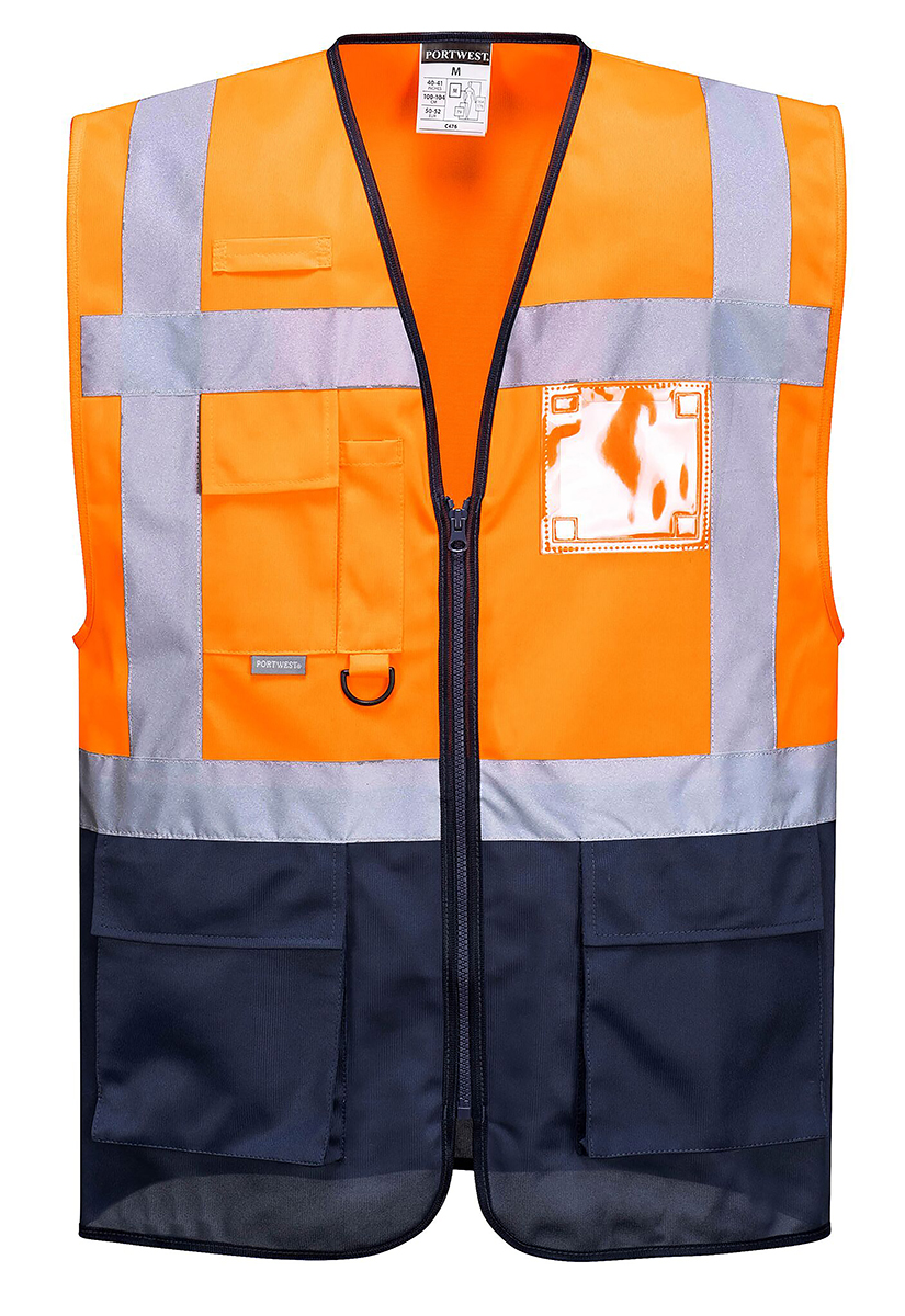 Portwest Orange Hi Vis Vest, XXL