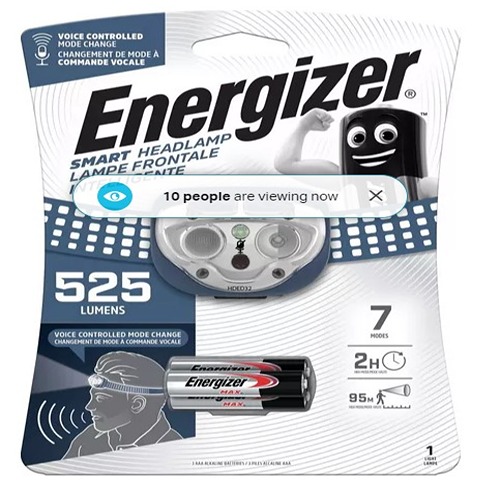 Energizer LED HDED32 Head Torch 525 Lumens