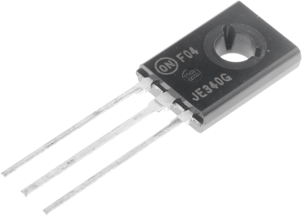 onsemi MJE340G NPN Transistor, 500 mA, 300 V, 3-Pin TO-225