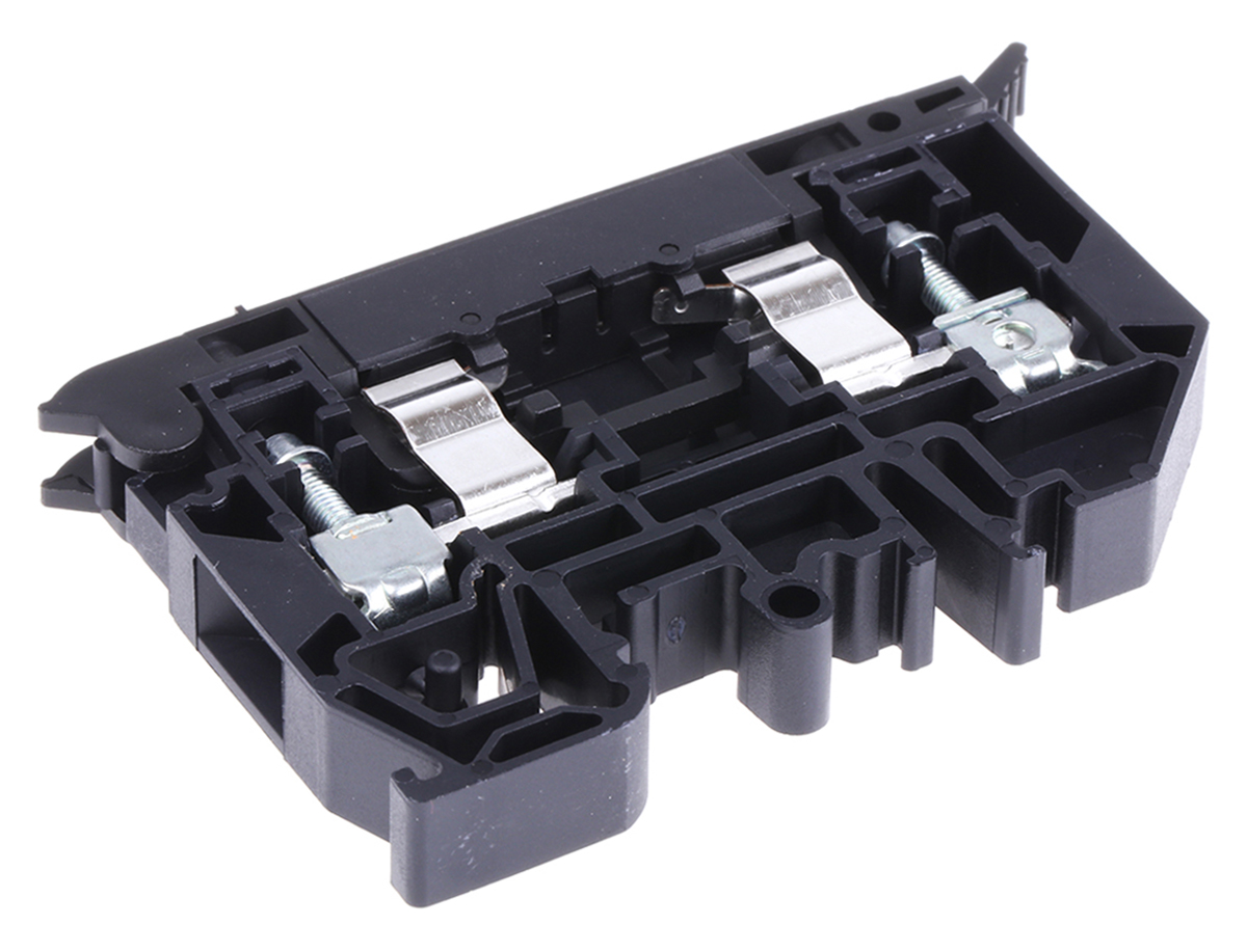 Weidmuller 1880390000 W Series Black, Single-Level, Screw Termination