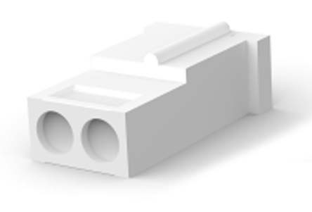 TE Connectivity Male Connector Housing, 5.08mm Pitch, 2 Way, 1 Row