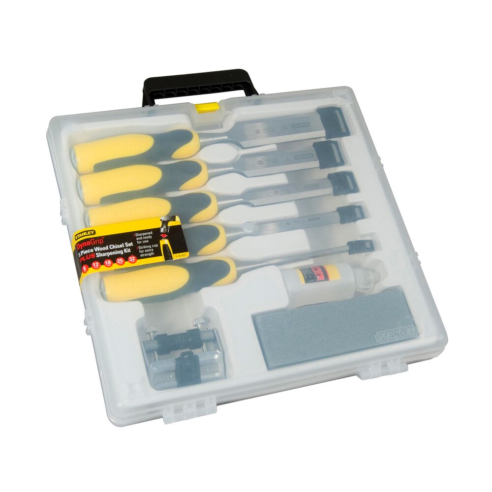 Stanley 5 Piece Wood Chisel, 370mm Length