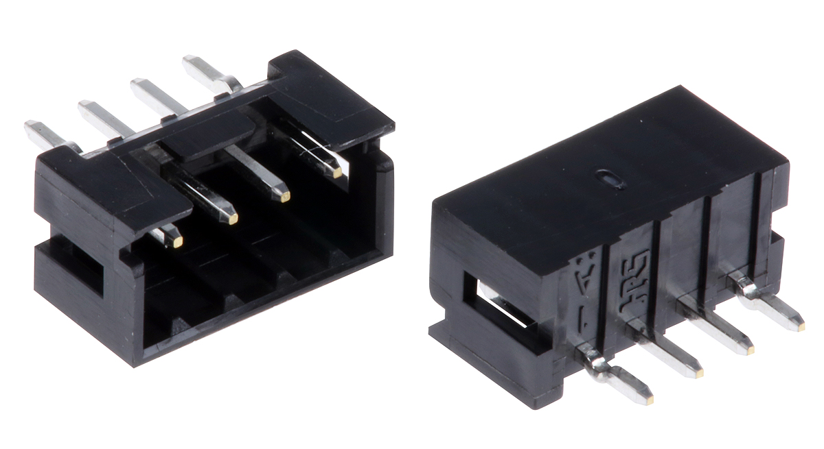 Hirose DF3 Series Straight Through Hole PCB Header, 4 Contact(s), 2 mm Pitch, 1 Row, Shrouded
