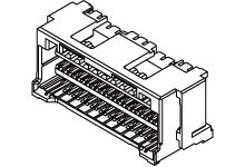Molex CLIK-Mate Series Right Angle Surface Mount PCB Socket, 12-Contact, 2-Row, 1.5mm Pitch, Crimp Termination
