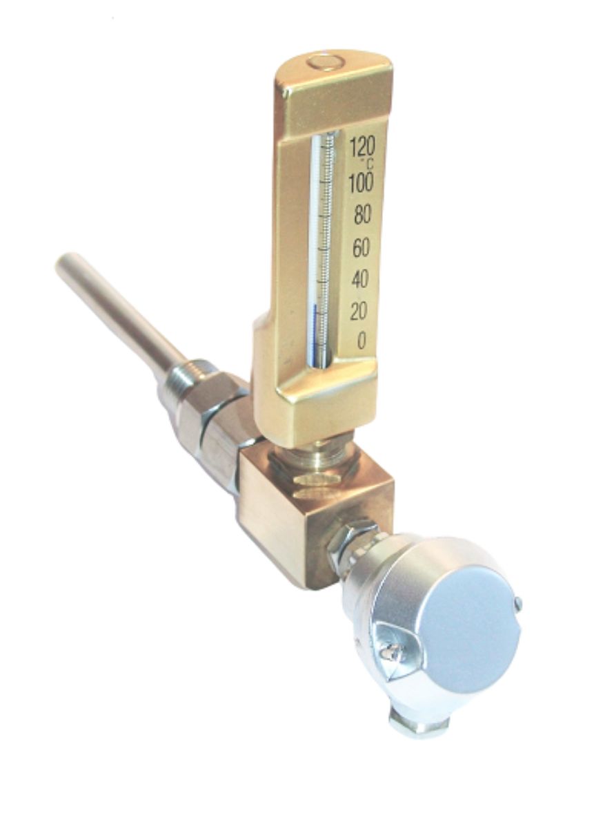 Electrotherm PT100 RTD Sensor, 12mm Dia, 100mm Long, 4 Wire, G1/2, +120°C Max