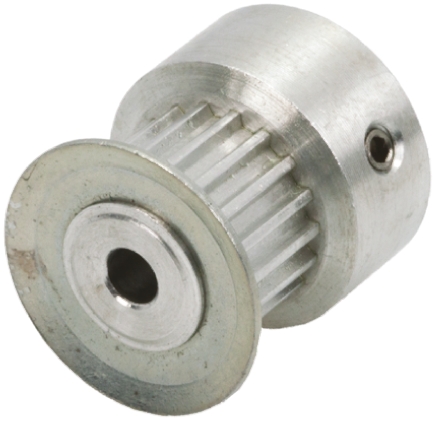 RS PRO Timing Belt Pulley, Aluminium, Zinc Plated Steel 6.4mm Belt Width x 2mm Pitch, 16 Tooth