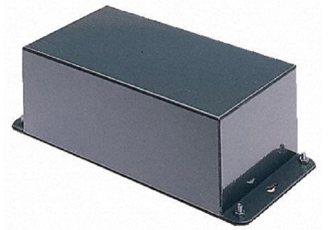 RS PRO Grey Cold Rolled Steel Instrument Case, 88 x 142 x 58mm