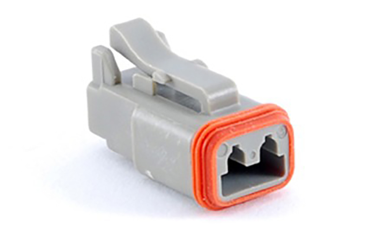 Amphenol Industrial, AT Automotive Connector Plug Grey Cable Mount 2 Way, Crimp Termination AT06-2S-RD01
