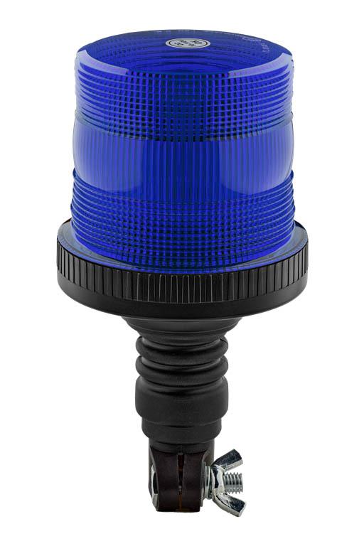 RS PRO Blue Flashing Beacon, 10 → 110 V, Base Mount, LED Bulb