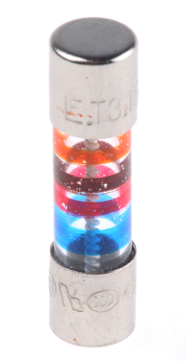 Littelfuse 3.15A T Glass Cartridge Fuse, 5 x 20mm