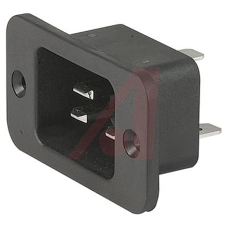 Schurter C20 Panel Mount IEC Connector Male, 16A, 250 V