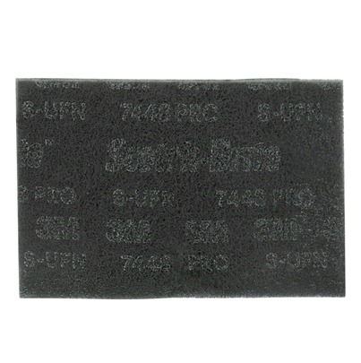 3M Black Abrasive Hand Pad 224mm x 158mm x , for Cleaning Use