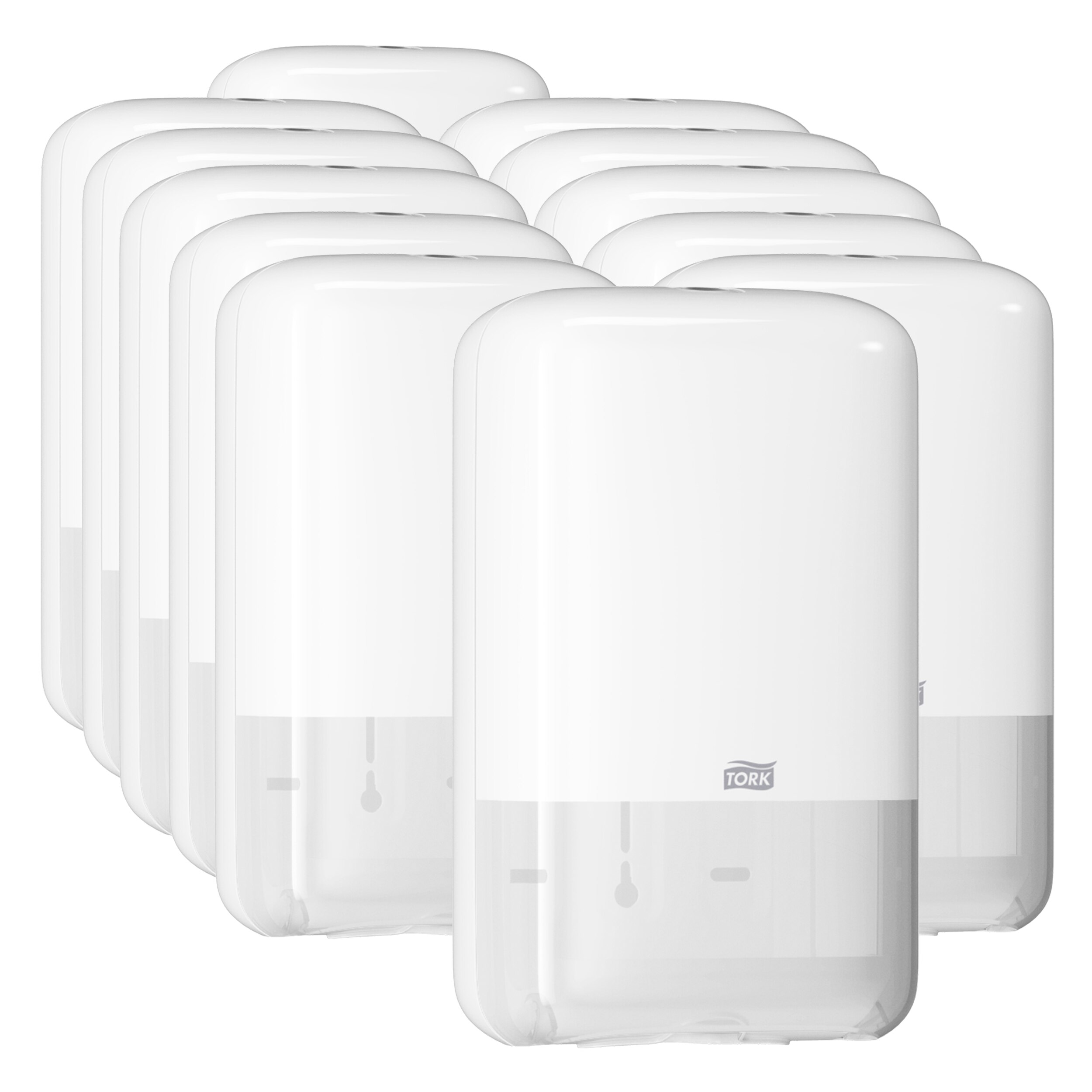 Tork White Plastic Toilet Paper Dispenser, 128mm x 271mm x 159mm