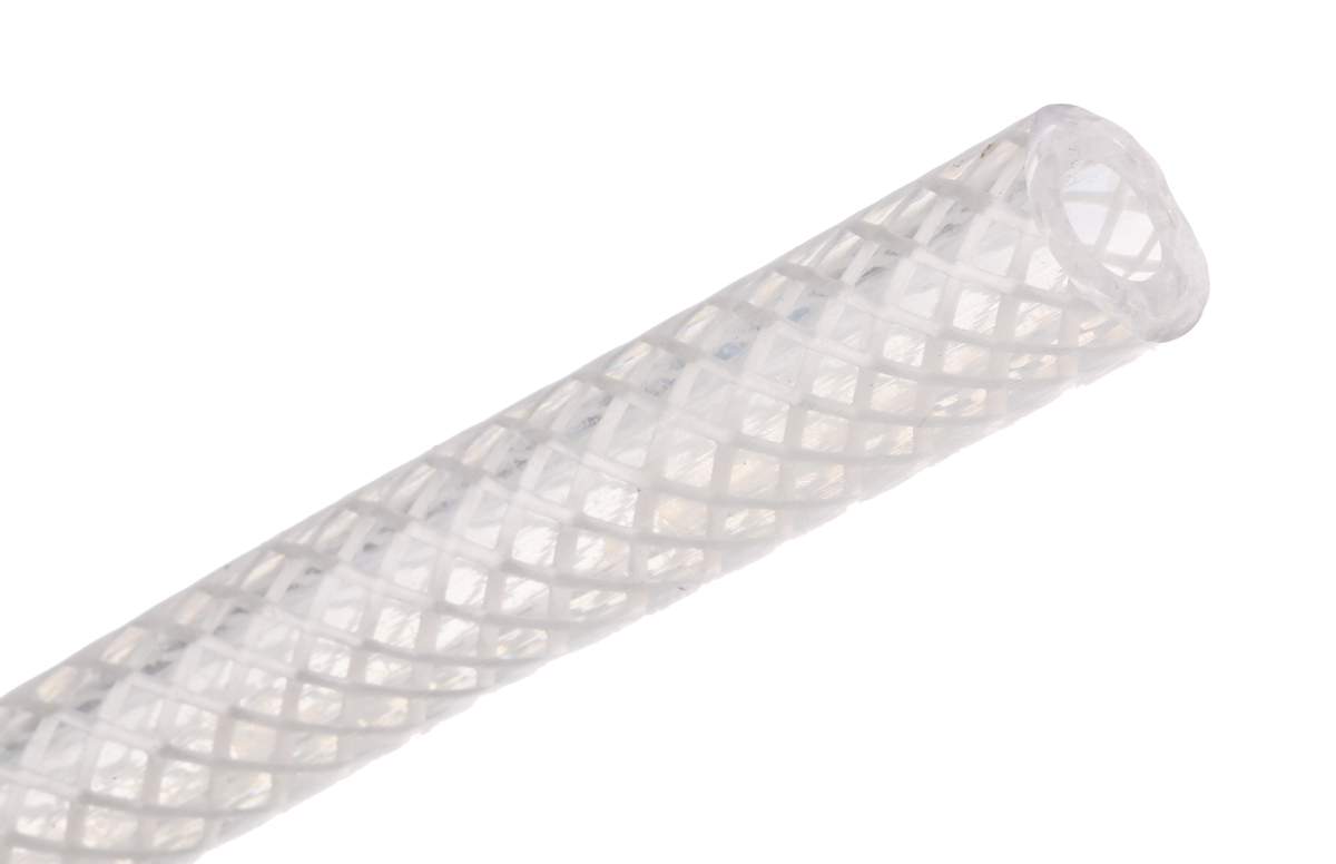 RS PRO PUR, Hose Pipe, 6.3mm ID, 12mm OD, Clear, 25m