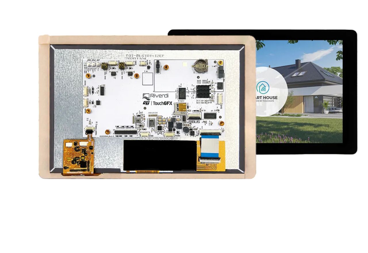 Riverdi RVT101HVSNWC00-BV1.0A IPS TFT TFT LCD Display / Touch Screen, 10.1in, 1280 x 800pixels