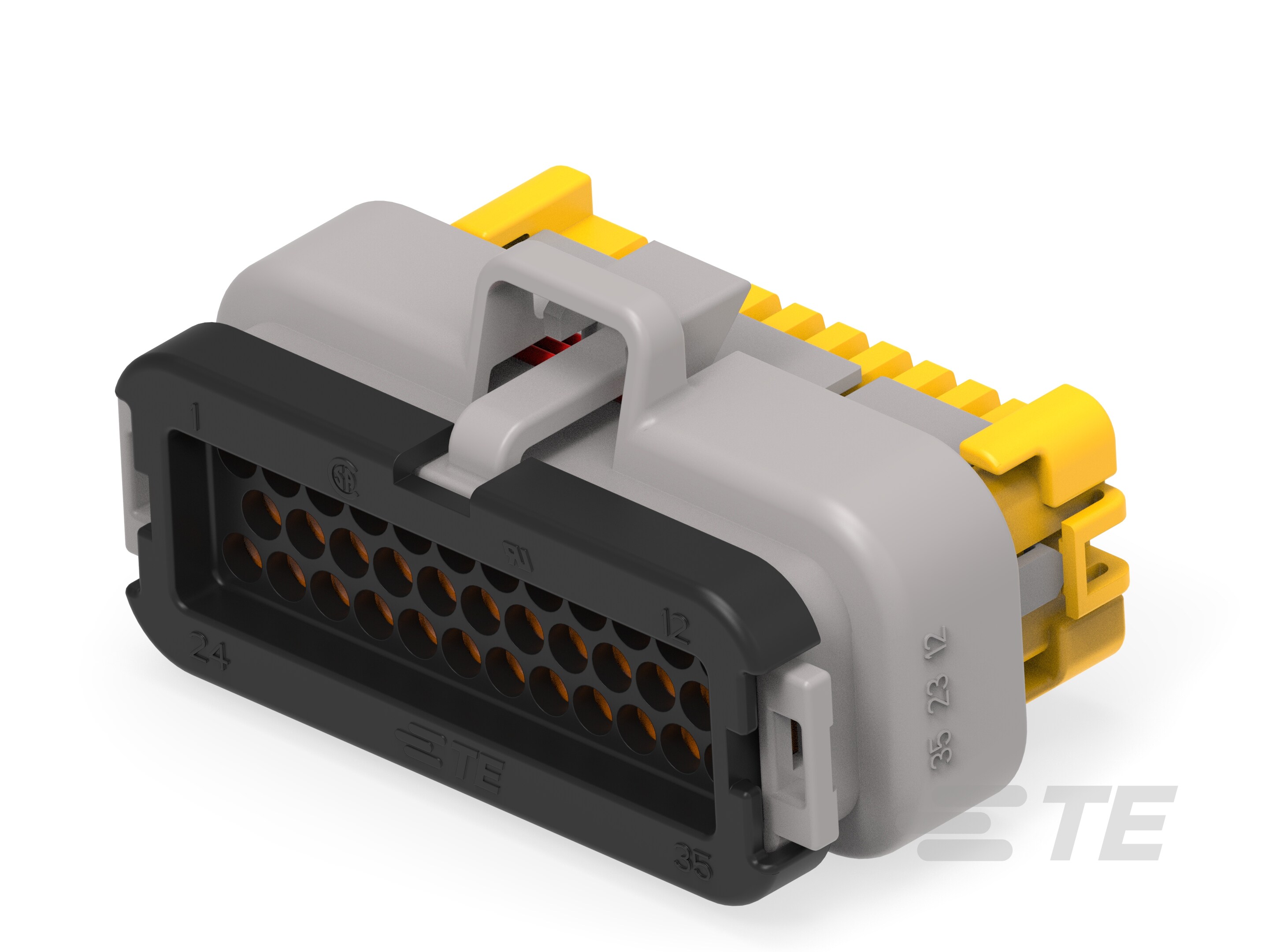 TE Connectivity, 2371, AMPSEAL Female 35 Way Housing For Female Terminals for use with Automotive Connectors