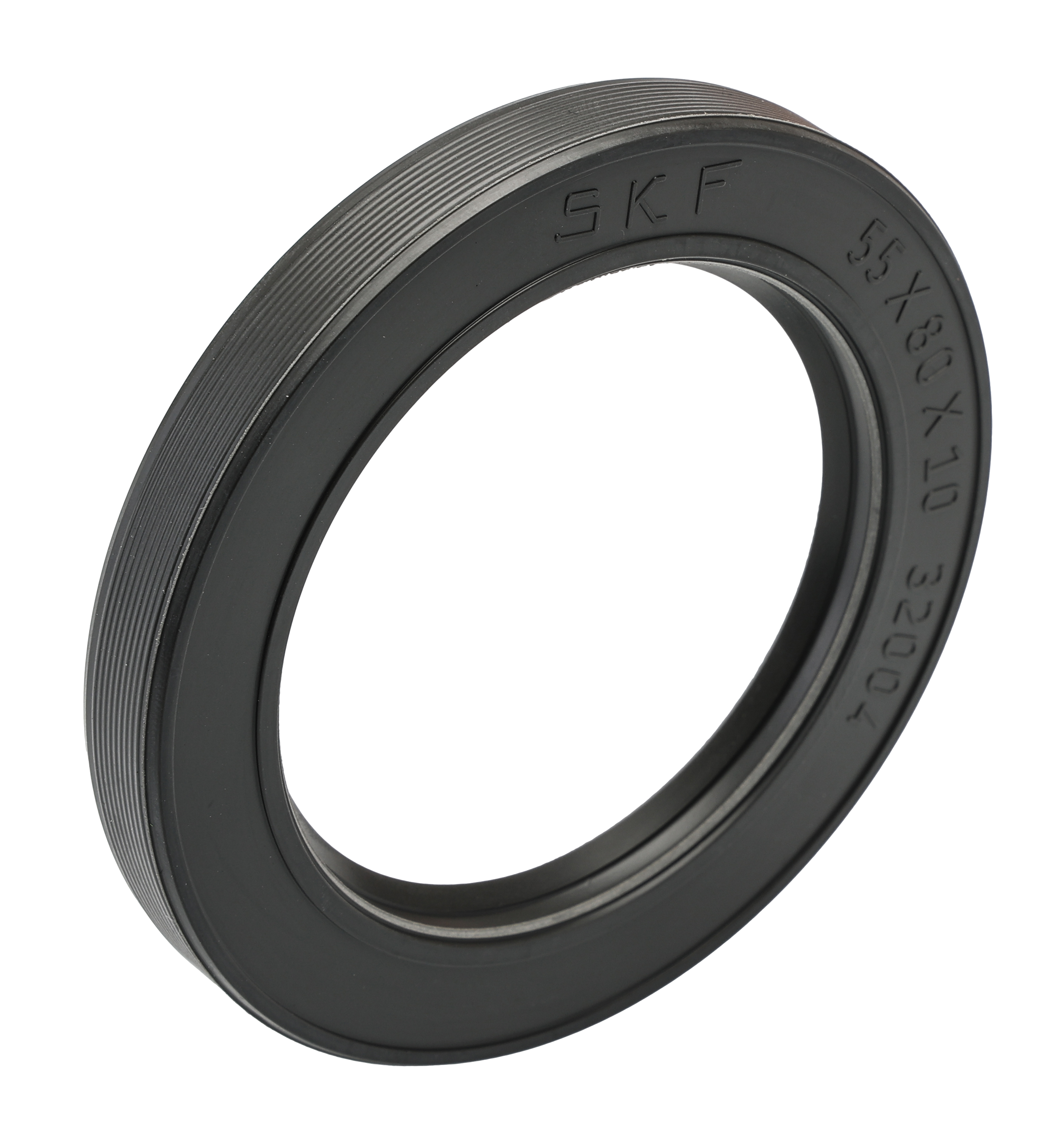 SKF Nitrile Rubber Seal, 55mm ID, 80mm OD, 10mm