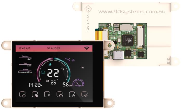 4D Systems gen4-RP2350-28CT TFT TFT LCD Display / Touch Screen, 3.5in QVGA, 240 x 320pixels