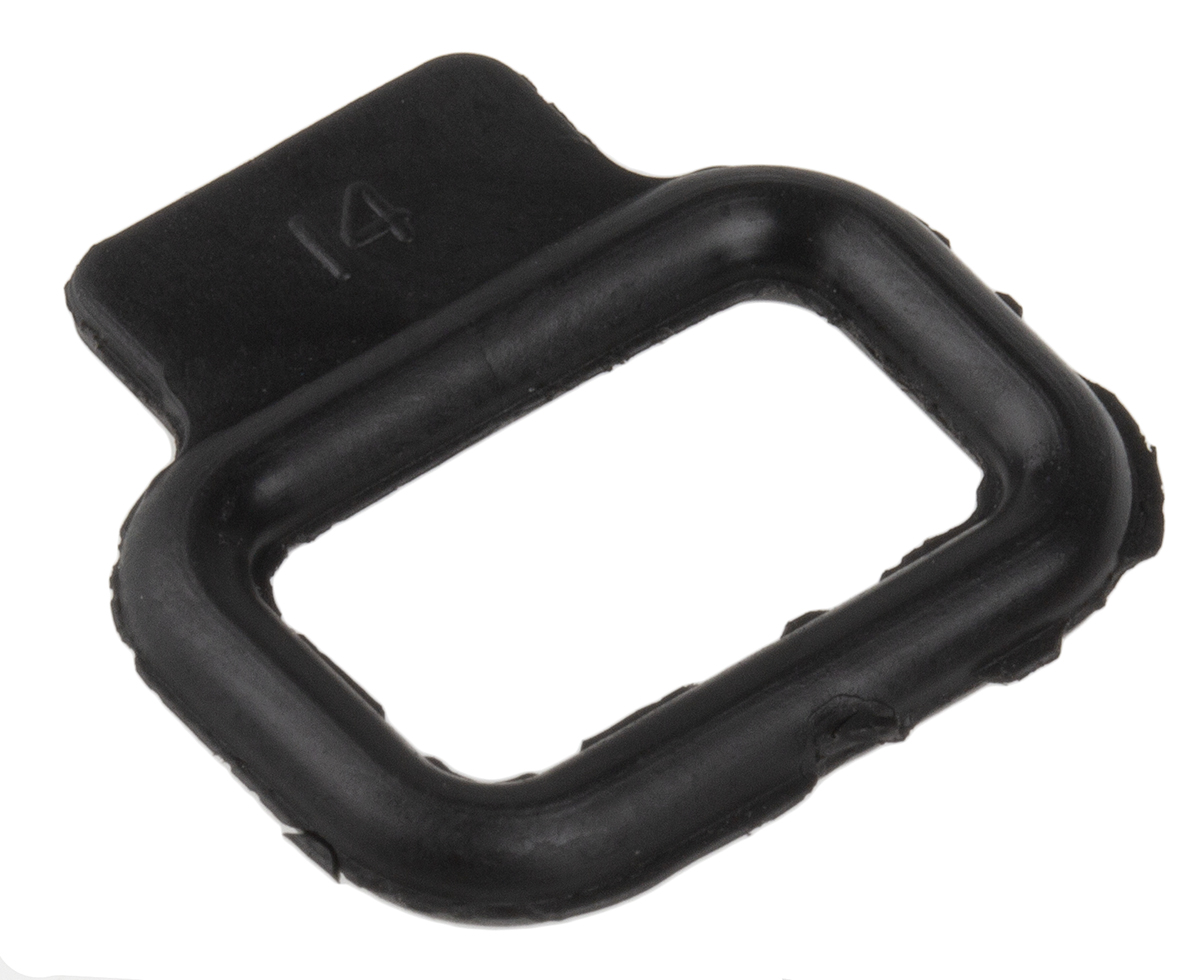 HellermannTyton Black PVC retaining clip