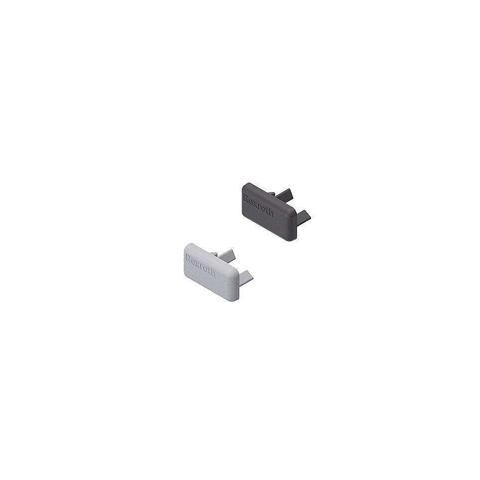 Bosch Rexroth Grey PP Cover Cap, 11 x 20 mm Strut Profile, 8mm Groove