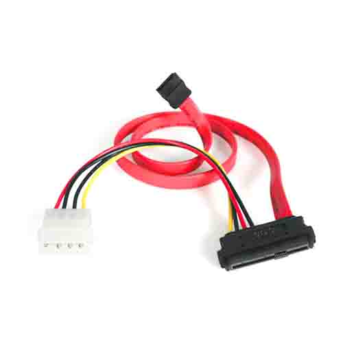 StarTech.com Female SATA Data to Female; Male LP4; SFF-8482  Cable, 457.2mm