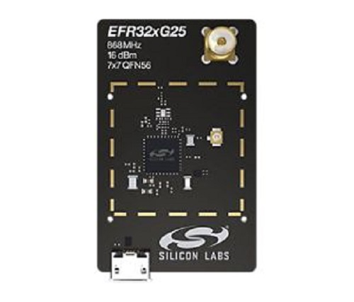 Silicon Labs Radio Board 16 dBm Radio Board Antenna Design Radio Board for EFR32FG25 470 → 510MHz FG25-RB4271A