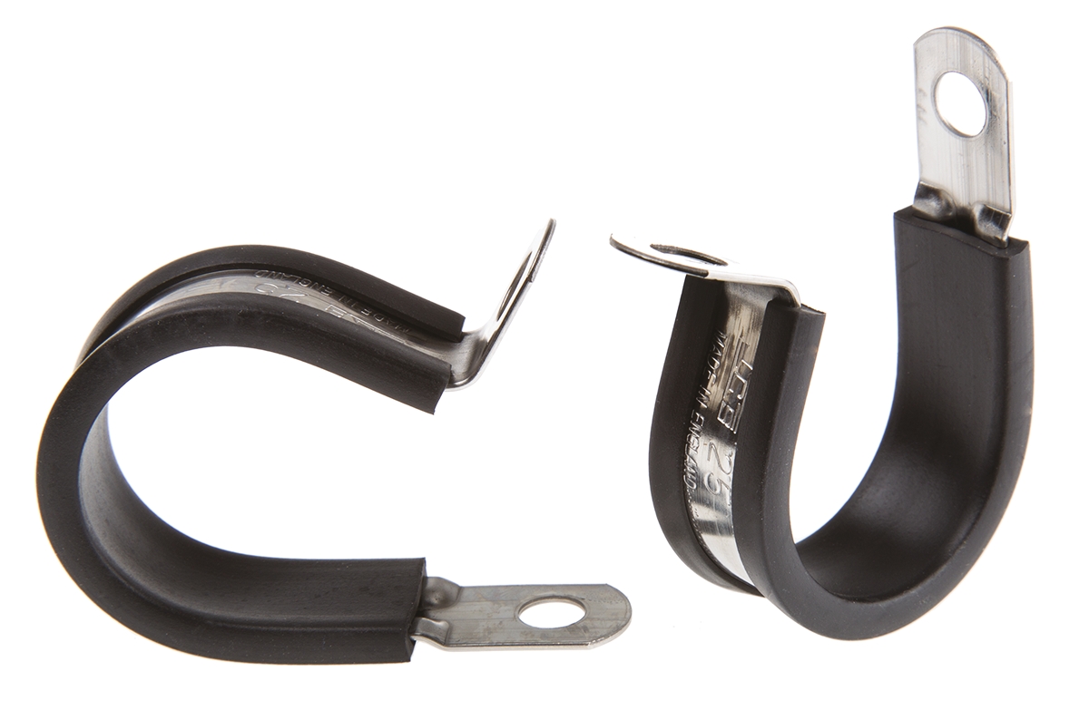 JCS 25mm Black, Stainless Steel 304 P Clip