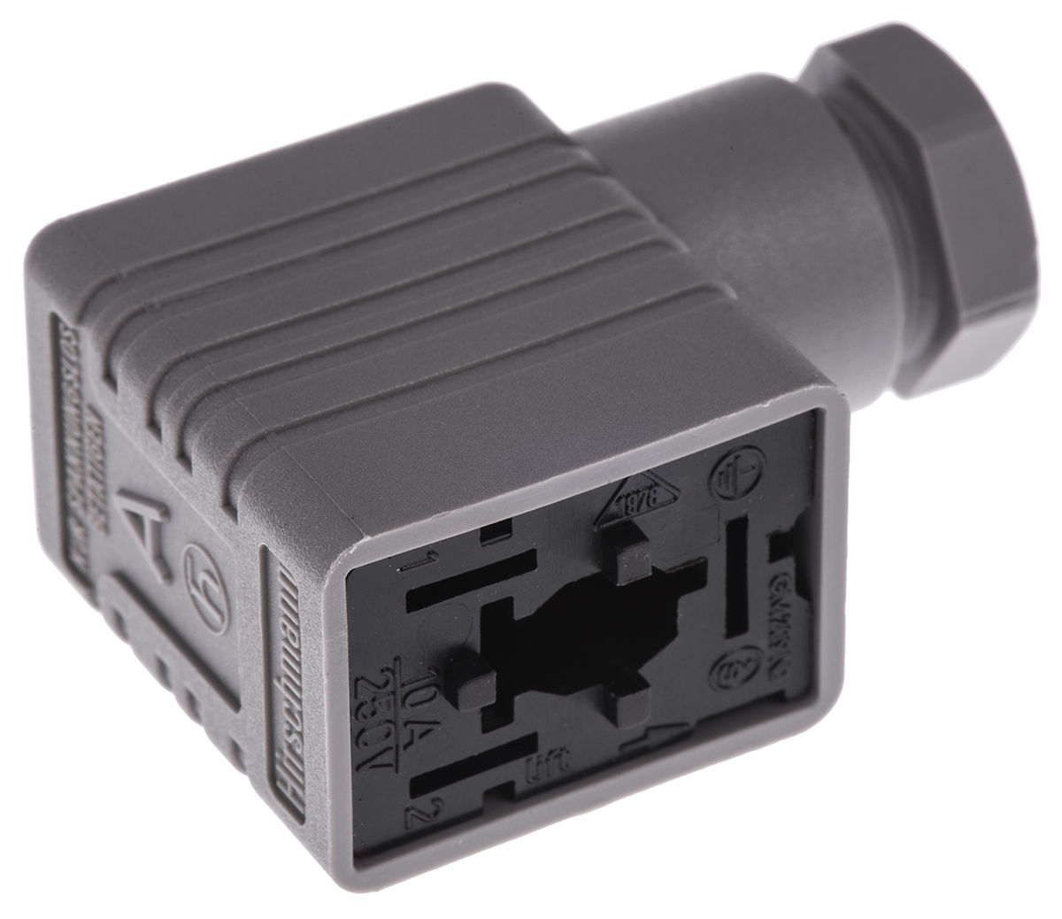 Hirschmann GM 2P+E DIN 43650 B, Female Solenoid Valve Connector, 250 V Voltage