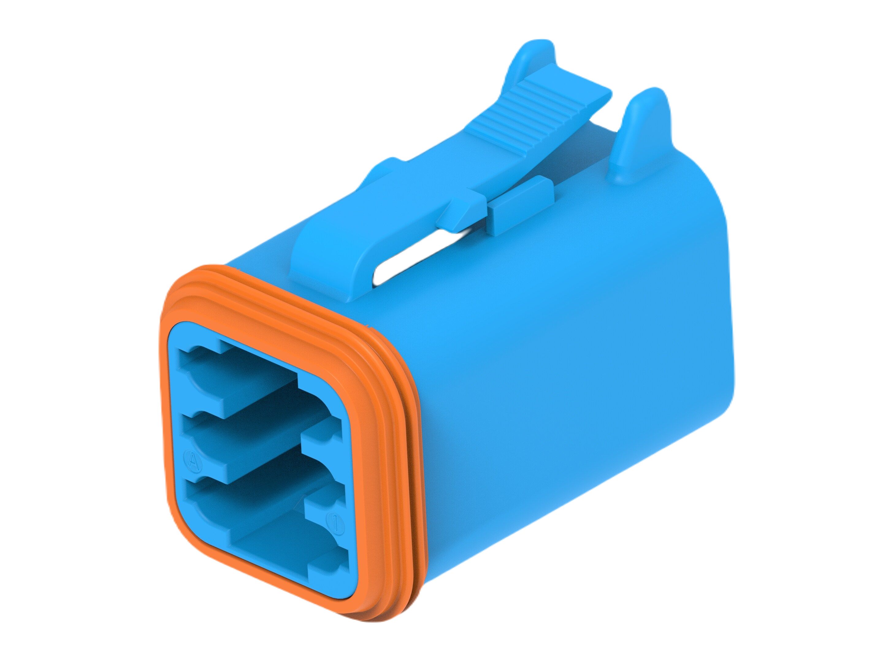 TE Connectivity, DT06-6S Automotive Connector Socket Blue Cable 6 Way, Cable Termination DT06-6S-TE07