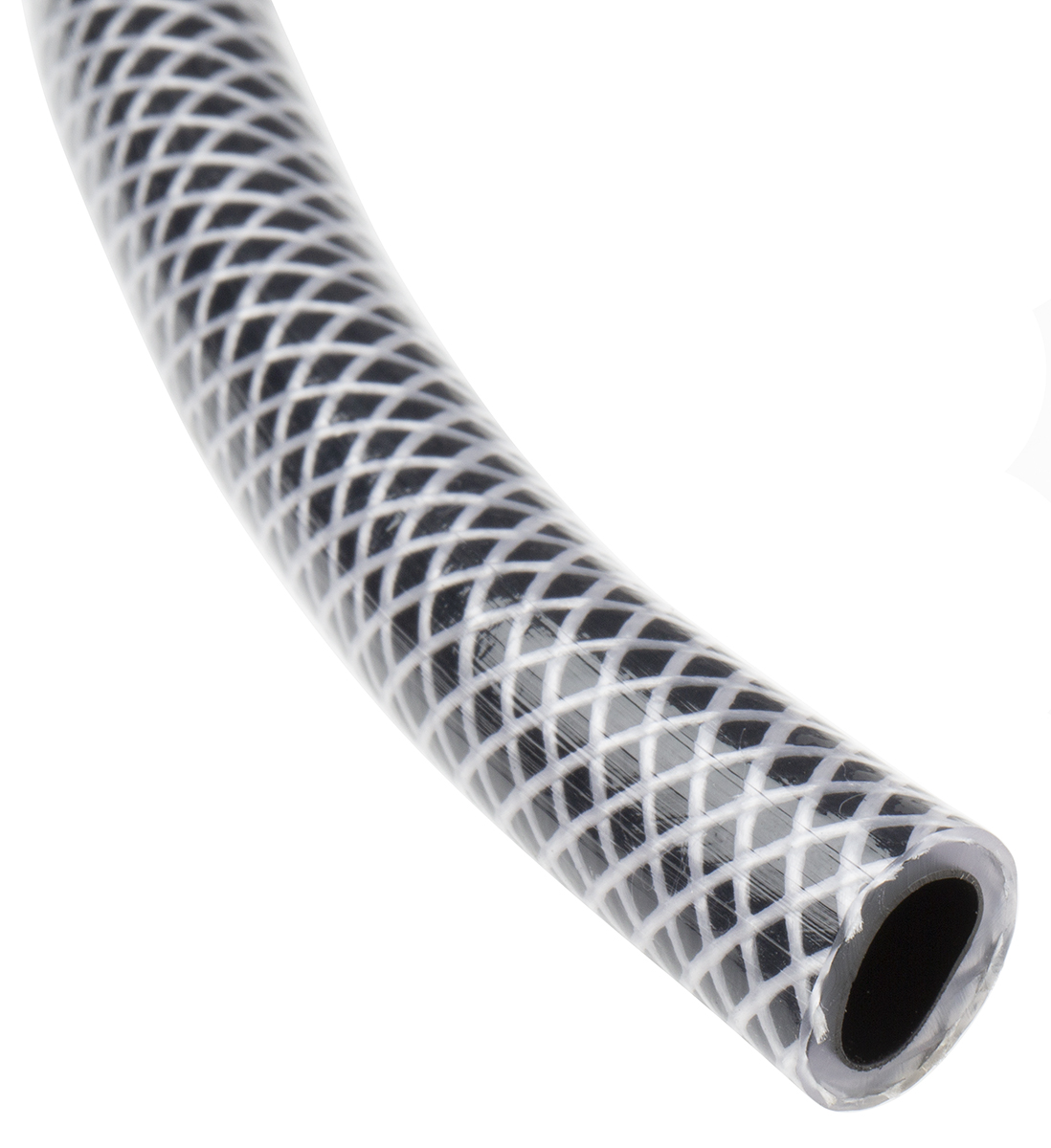RS PRO PVC, Hose Pipe, 8mm ID, 12mm OD, Black, 30m