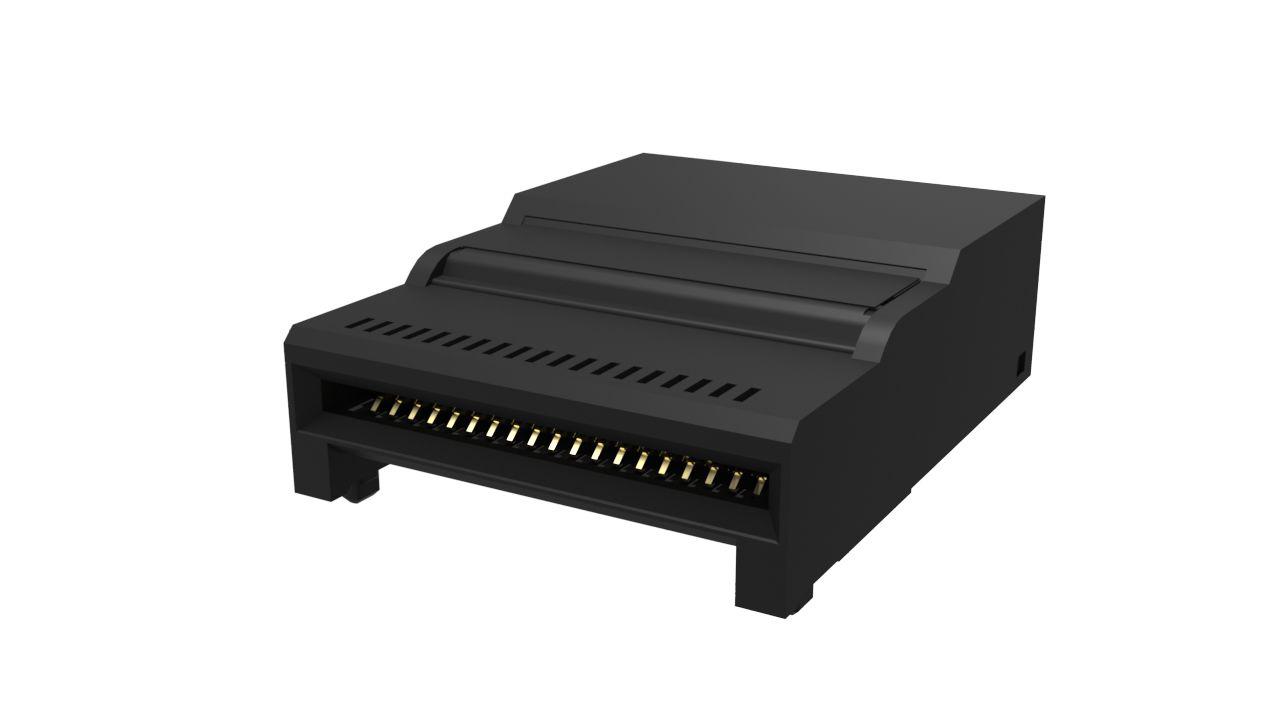 Amphenol Communications Solutions QSFP-DD I/O Connector Plug 76-Position, UE36A10152000T