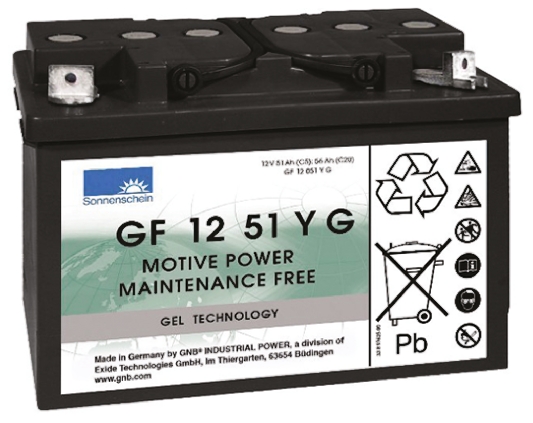 Sonnenschein 12V Posts Sealed Lead Acid Battery, 56Ah