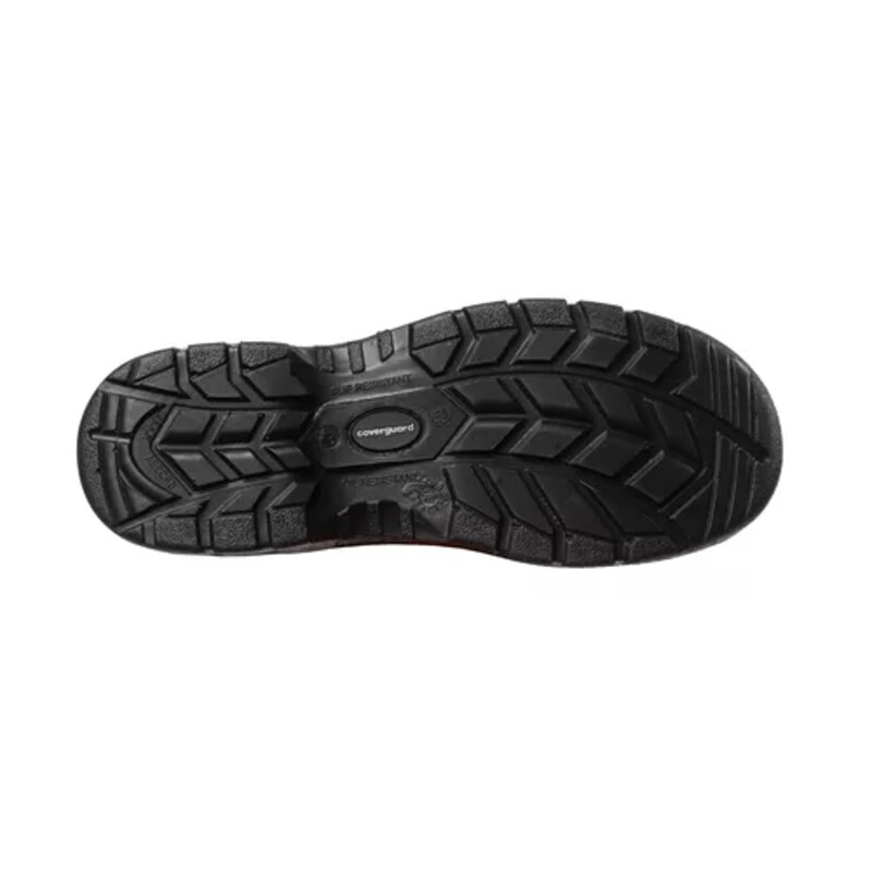 Coverguard 9AGH010 Black Steel Toe Capped Unisex Safety Shoe, UK 9, EU 43