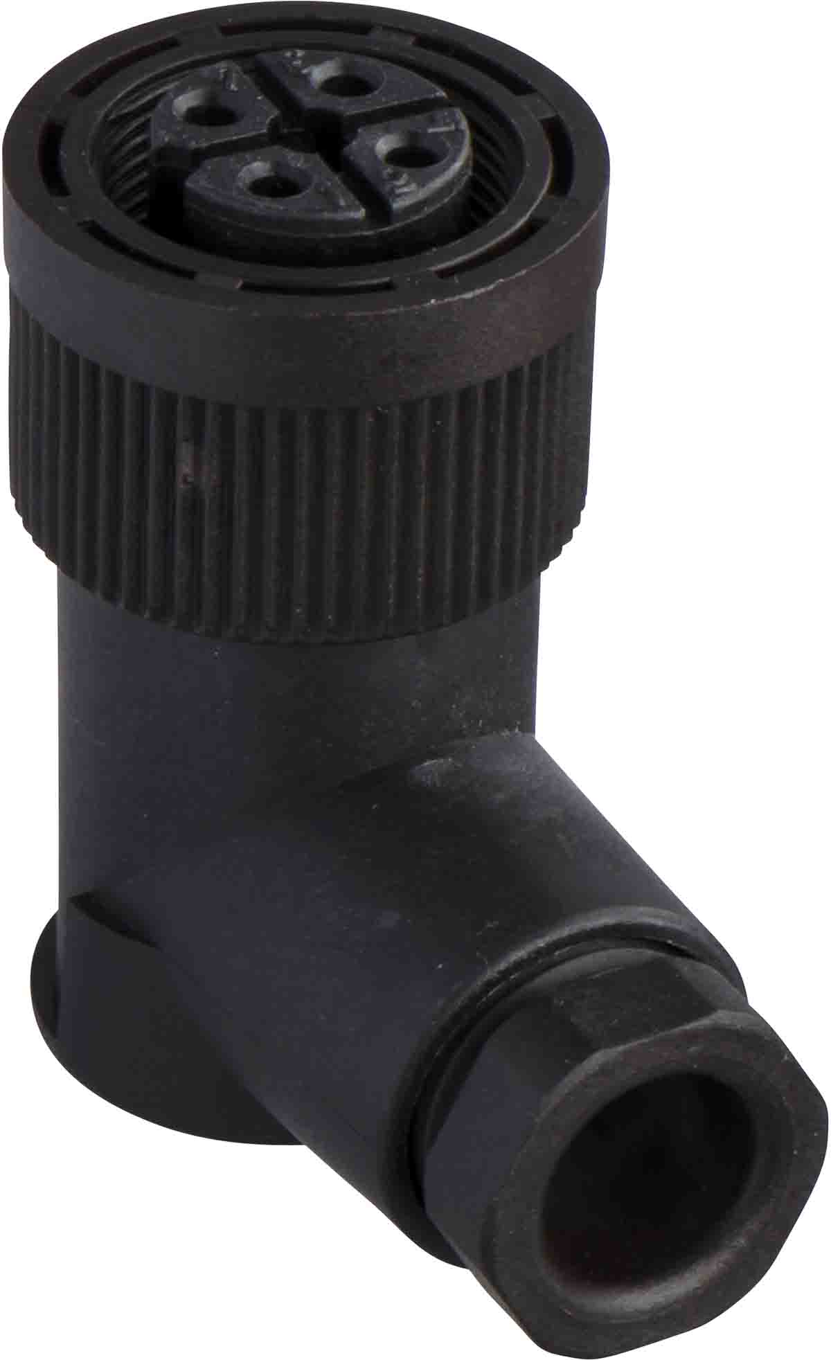 Telemecanique Sensors Circular Connector, 4 Contacts, Cable, M18 Connector, Socket, Female, IP67, XZCC Series