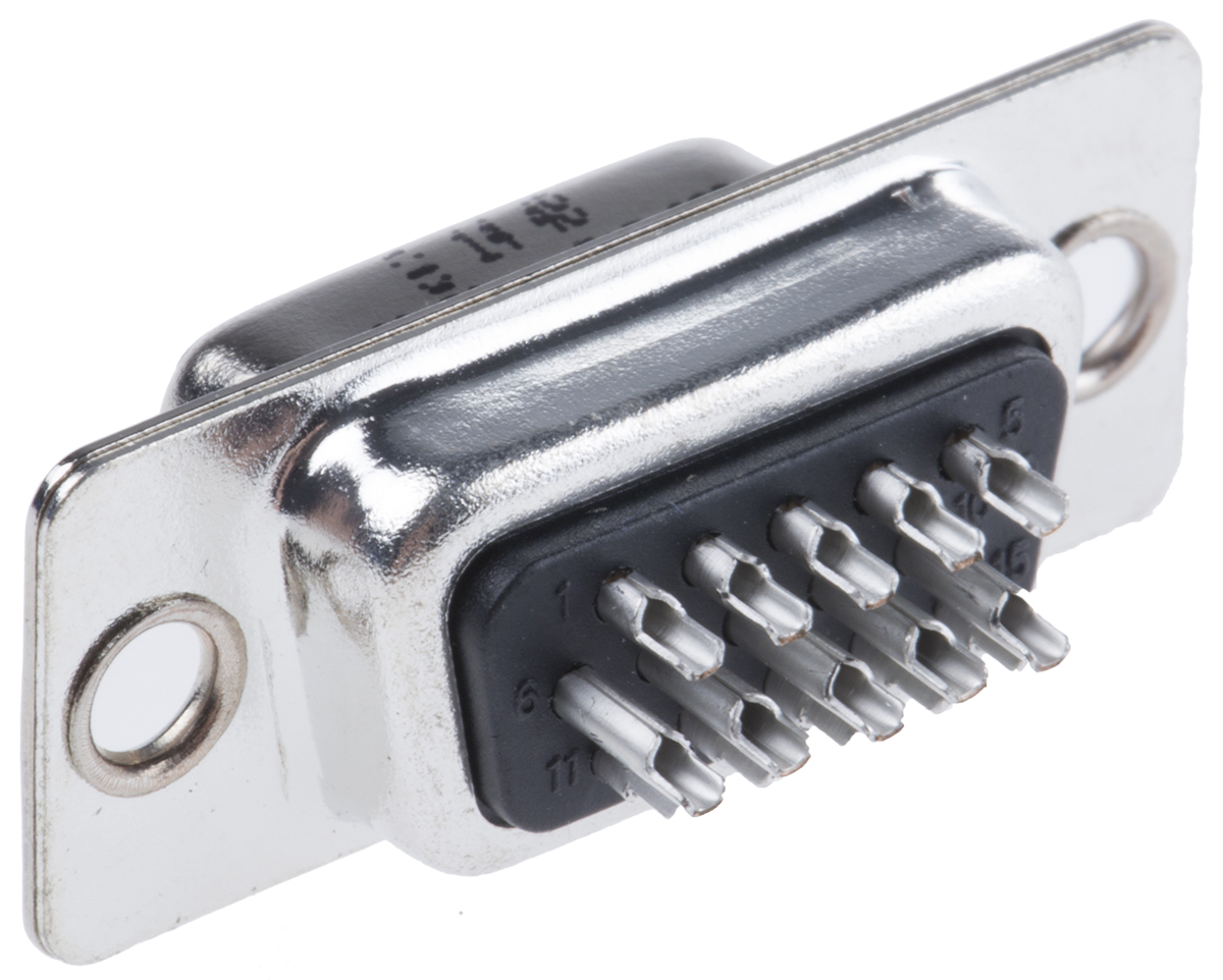 HARTING 15 Way Cable Mount D-sub Connector Socket, 2.29mm Pitch