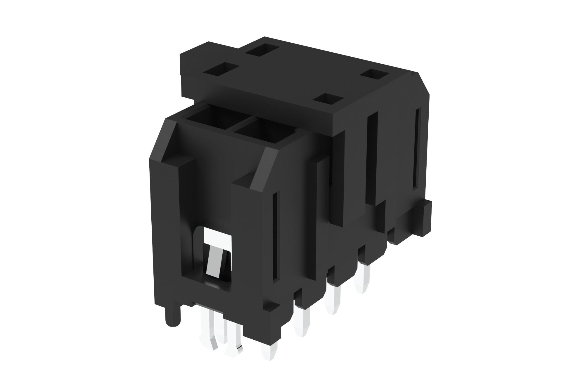 Amphenol Communications Solutions G88MP081028 Series Vertical Board Mount PCB Socket, 8-Contact, 2-Row, 3mm Pitch,