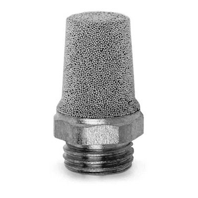 Camozzi 2901 Sintered Bronze 10bar Pneumatic Silencer, Threaded, G 1/8 Male