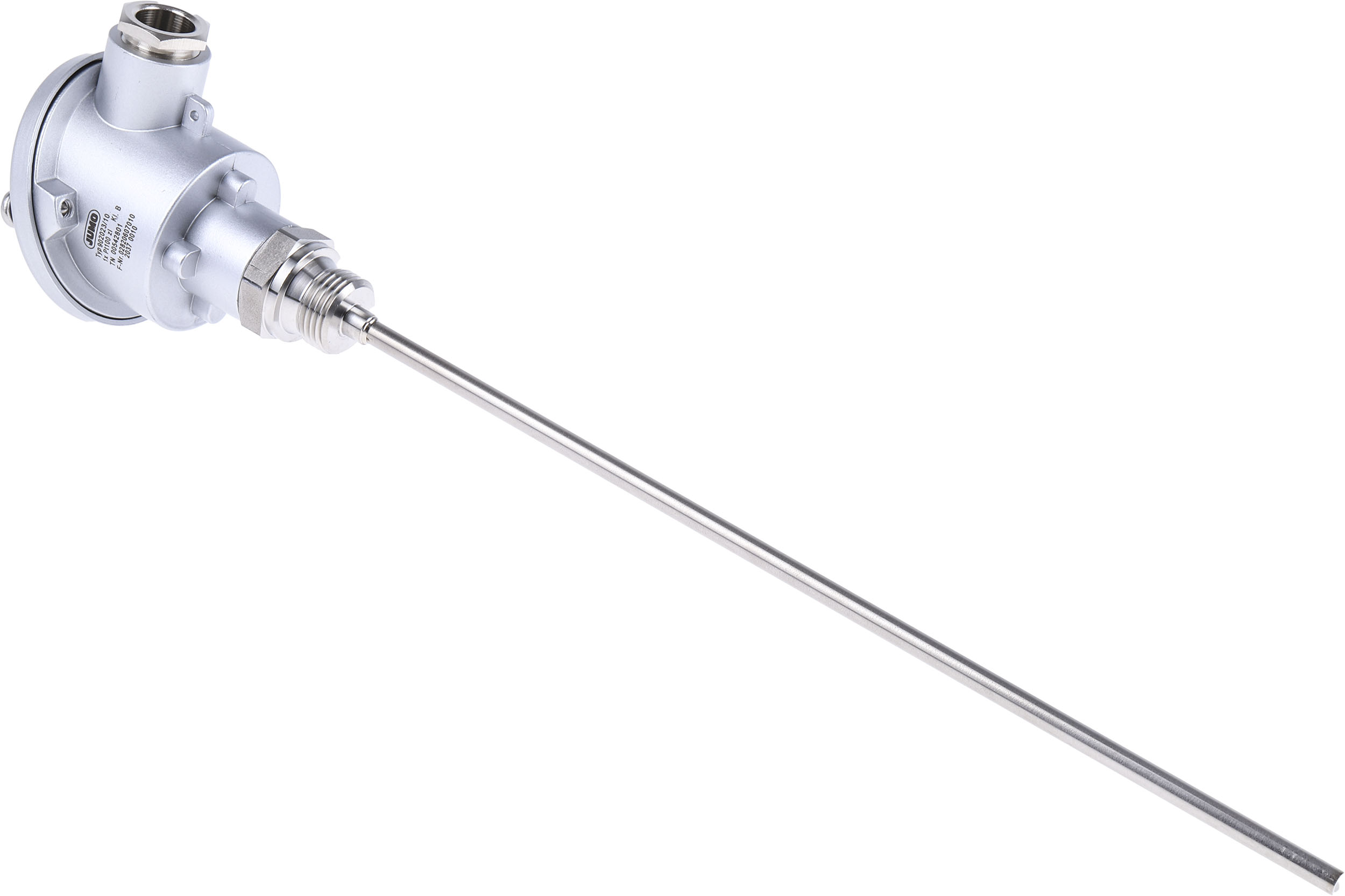 Jumo PT100 Temperature Sensor, 6mm Dia, 300mm Long, +200°C Max