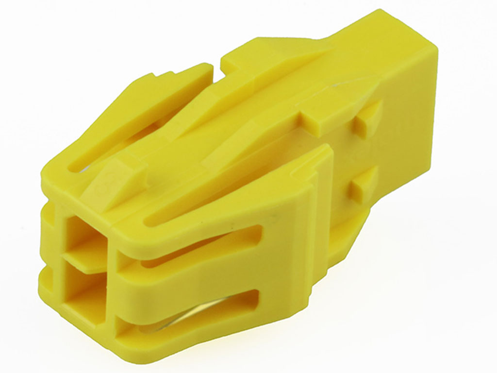 Molex 21592 Series Vertical Through Hole PCB Header, 4 Contact(s), 3 mm Pitch, 2 Row, Shrouded
