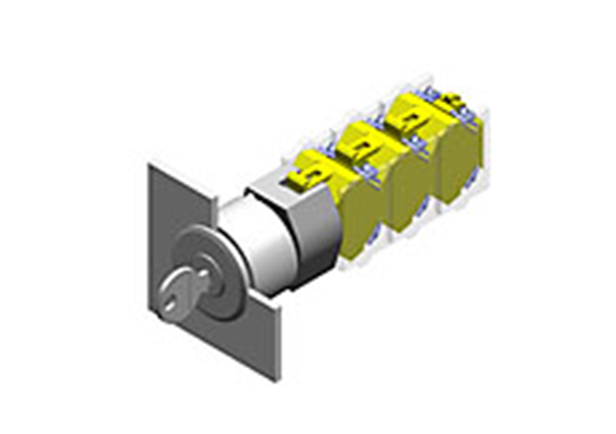 EAO 2-position Key Switch Head