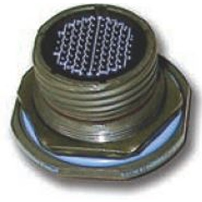 Amphenol Limited, D38999 19 Way Hole Mount MIL Spec Circular Connector ReceptacleBlack, Pin Contacts,Shell Size 15,
