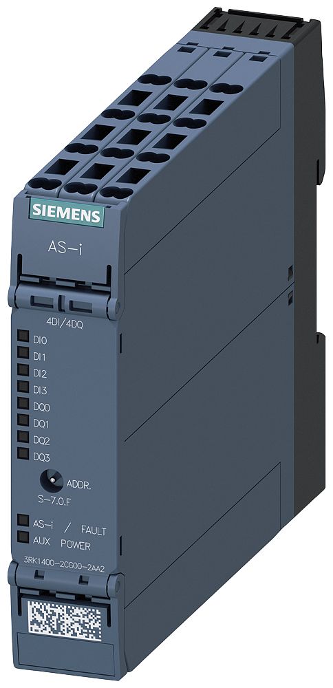 Siemens AS-I SlimLine Compact Series I/O module for Use with Control Cabinet