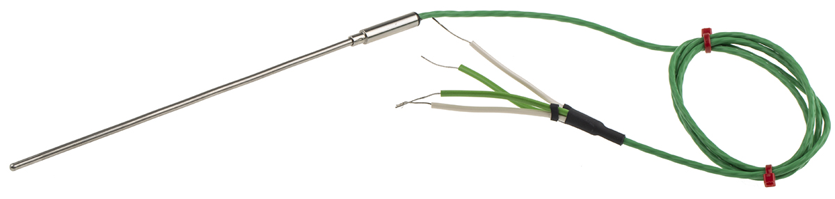 RS PRO Type K Mineral Insulated Thermocouple 150mm Length, 3mm Diameter → +1100°C