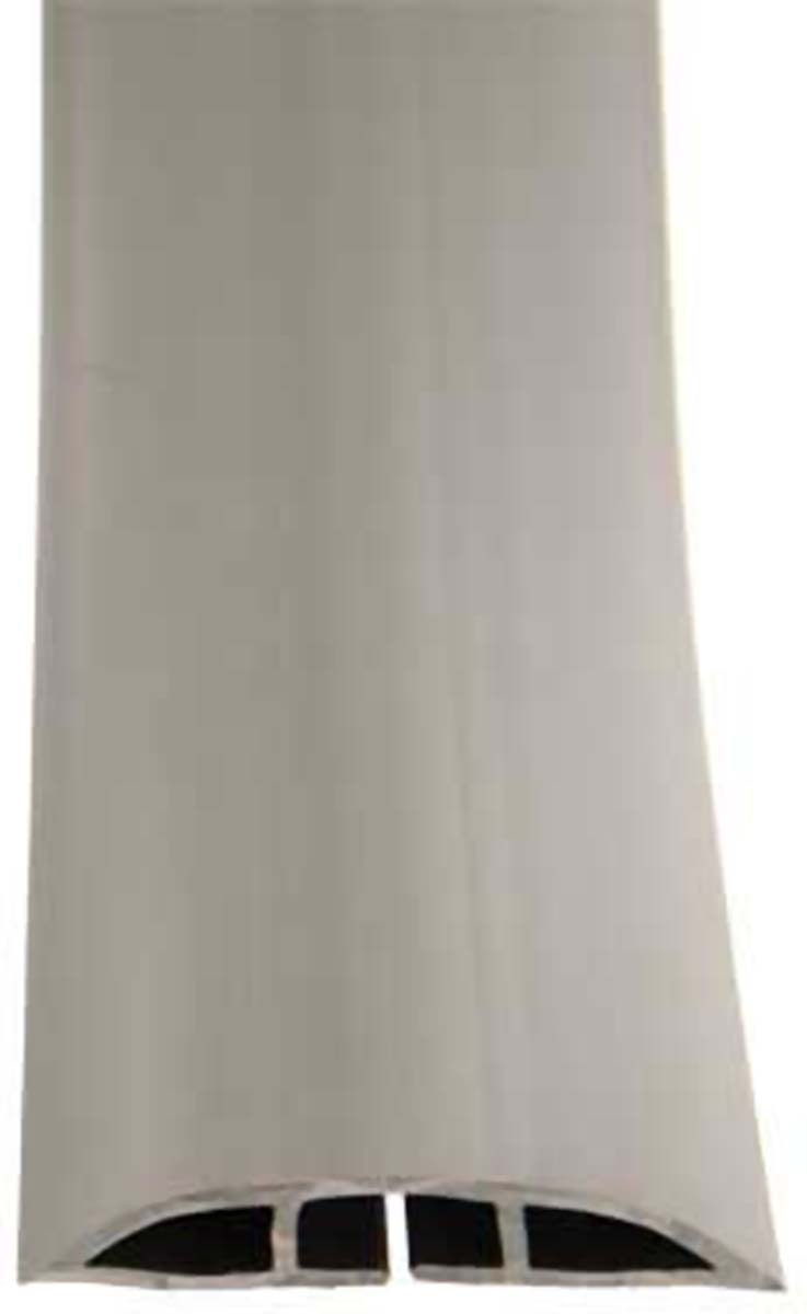 RS PRO 1m Grey Cable Cover in PVC, 22mm Inside dia.