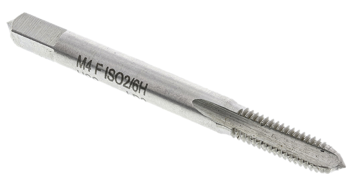 EVENTUS Threading Tap HSS 1-Piece 0.7mm Pitch Metric Standard Hand Tap M4 Thread