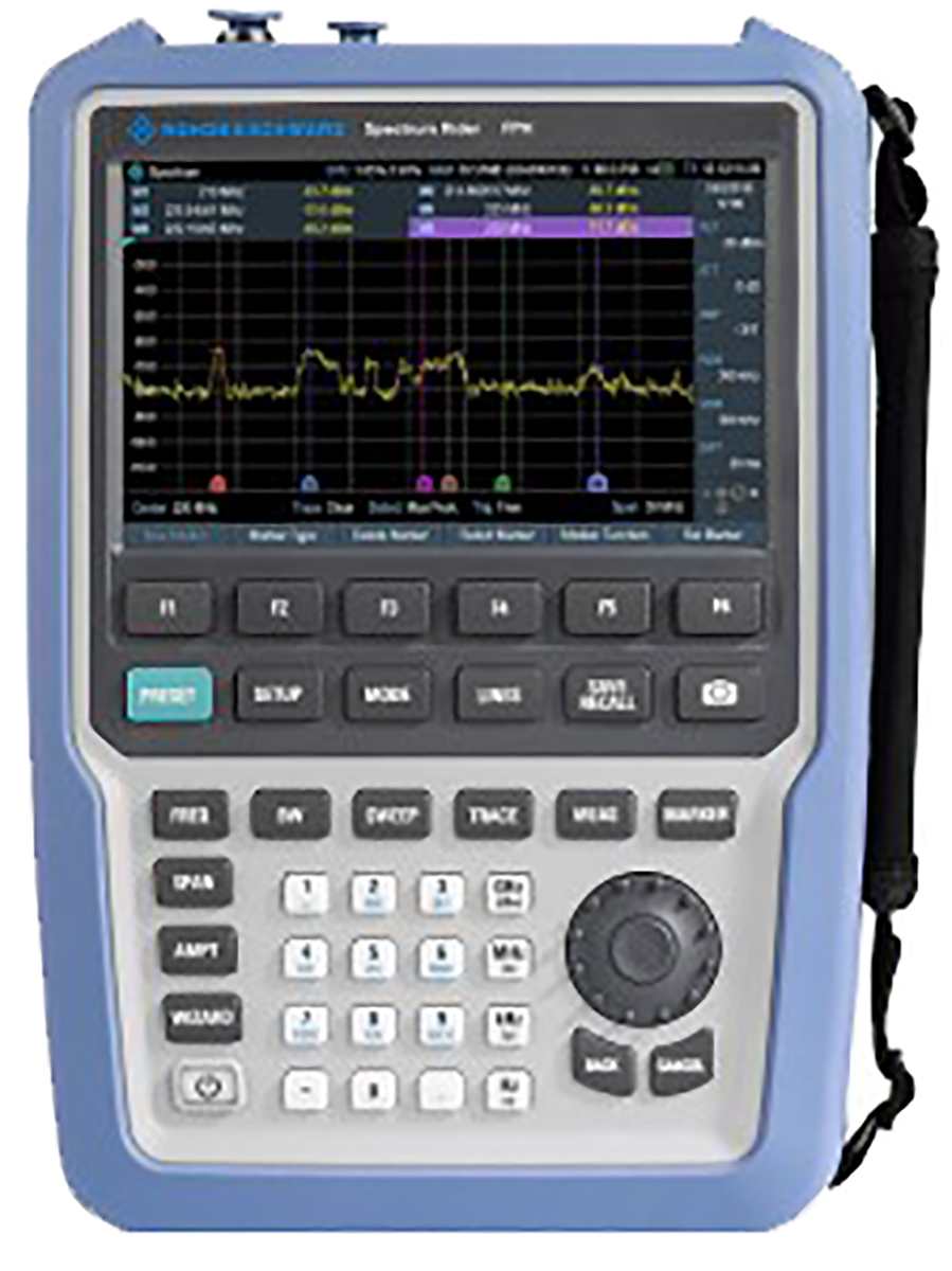 Rohde & Schwarz Spectrum Rider FPH Handheld Spectrum Analyser, 5 kHz → 2 GHz